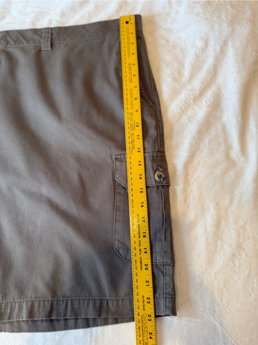 Harbor Bay Men’s Cargo Shorts 52R Olive Utility Hiking Work Casual Big & Tall - Picture 5 of 5